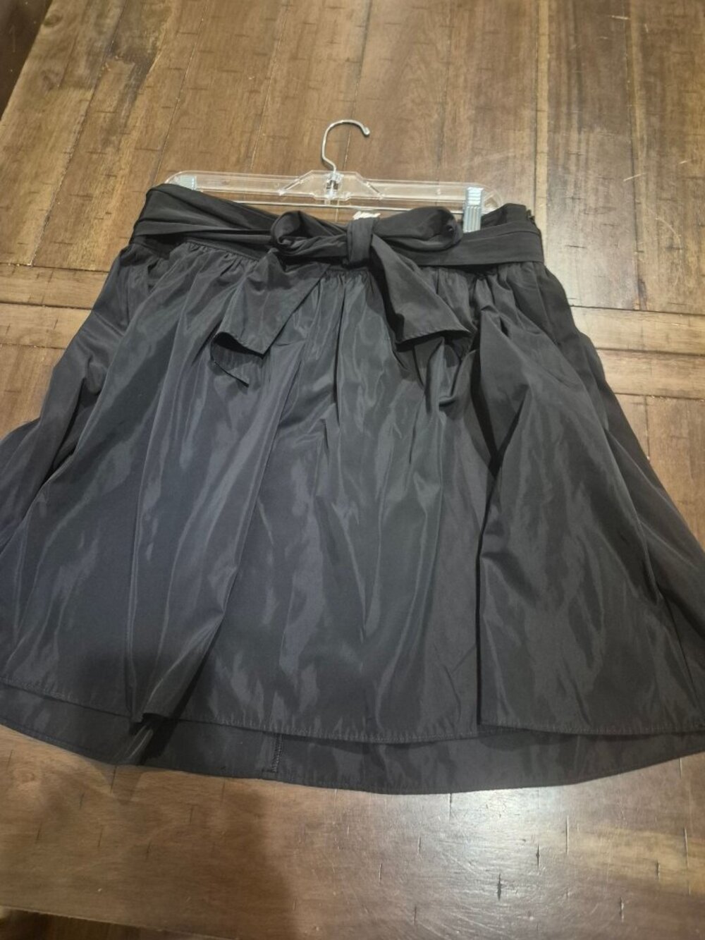 Express Black High-Waisted Mini Skirt With Bow Tie Size 12